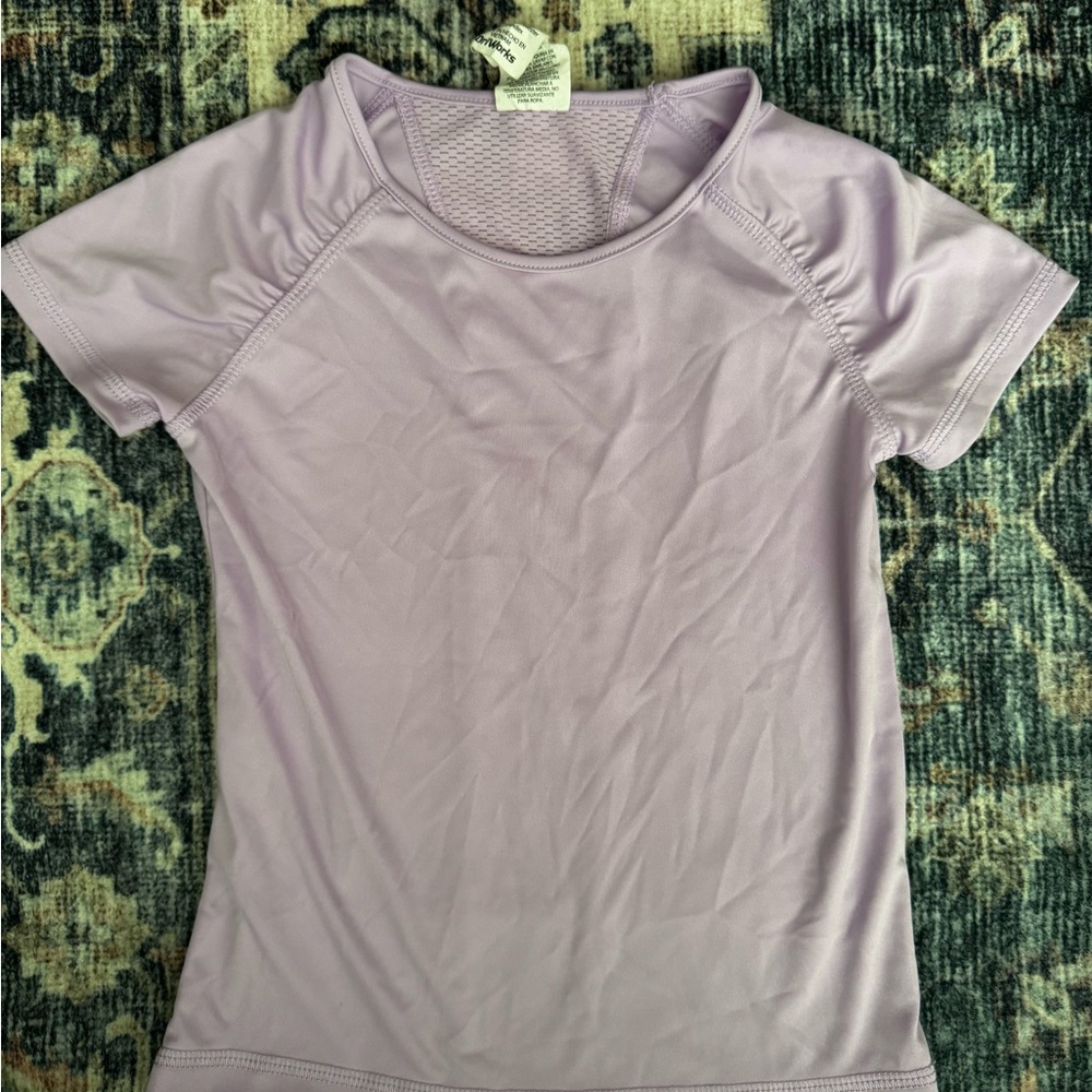2/$5- Athletic Works Light Purple Short Sleeve Tee